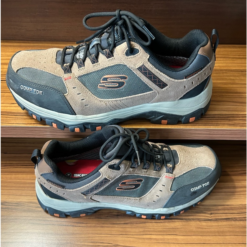 skechers air cooled memory foam Comp Toe Men’s Shoes Size 13.